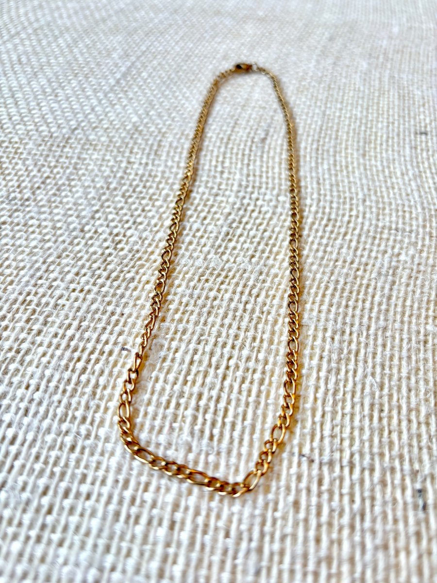 16” Gold Filled Figaro Chain - Made X Hudson