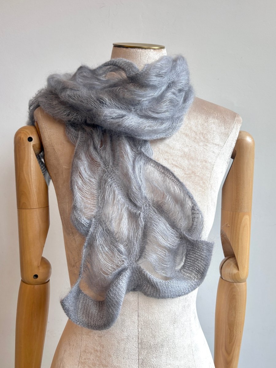 Silver Tuck Scarf - Made X Hudson