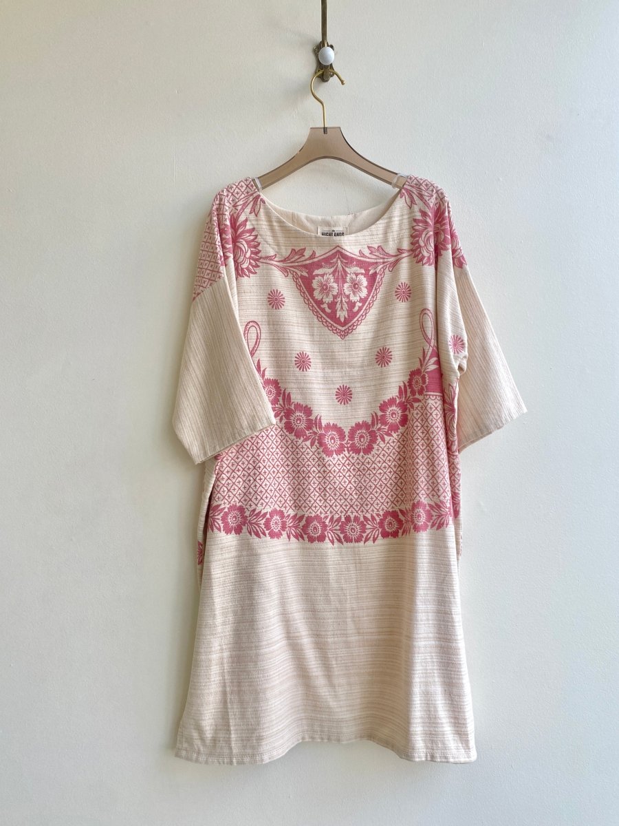 Tan & Pink Heritage Tunic - Made X Hudson