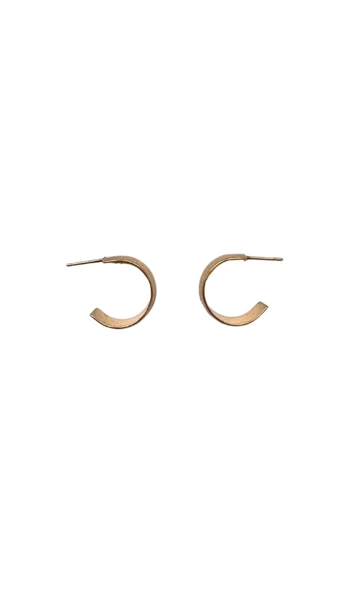 Wide Hoop Earrings (Vintage) - Made X Hudson