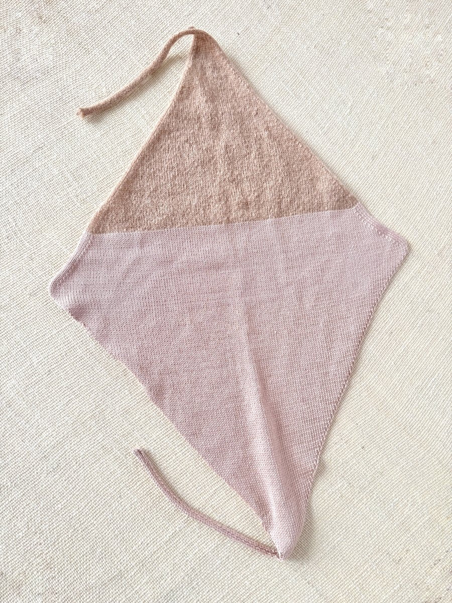 Blush and Tan | Triangle Neck Scarf - Made X Hudson