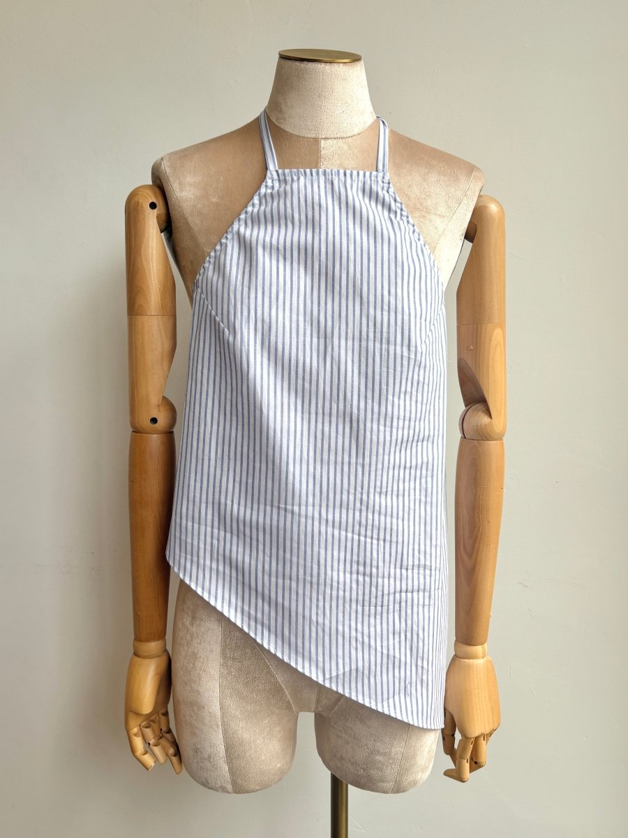 The Halter Tank | Blue & White Stripe (Reworked) - Made X Hudson