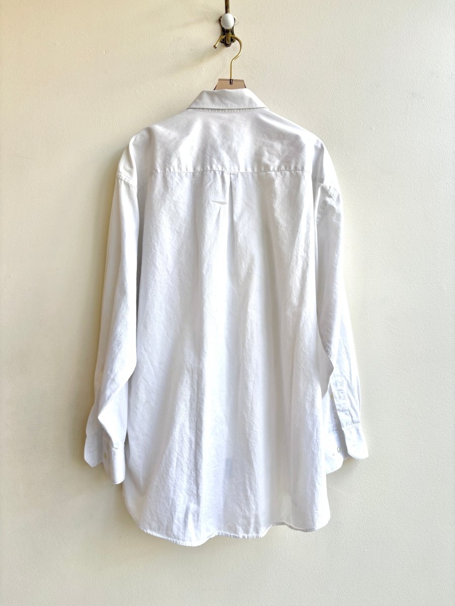 “Desmond” White Catskill Print Shirt (Reworked) - Made X Hudson