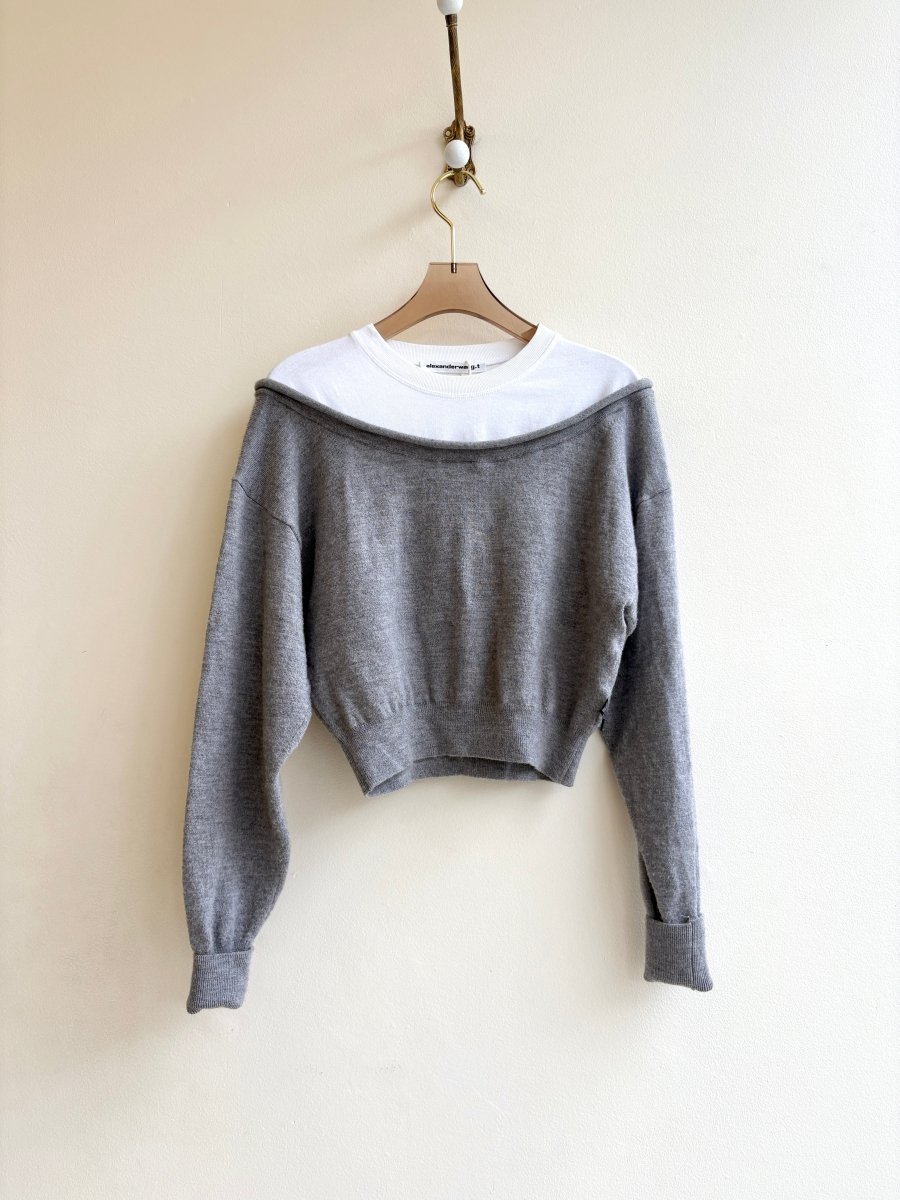 Alexander Wang | Wool Bi - Layer Sweater (Vintage) - Made X Hudson