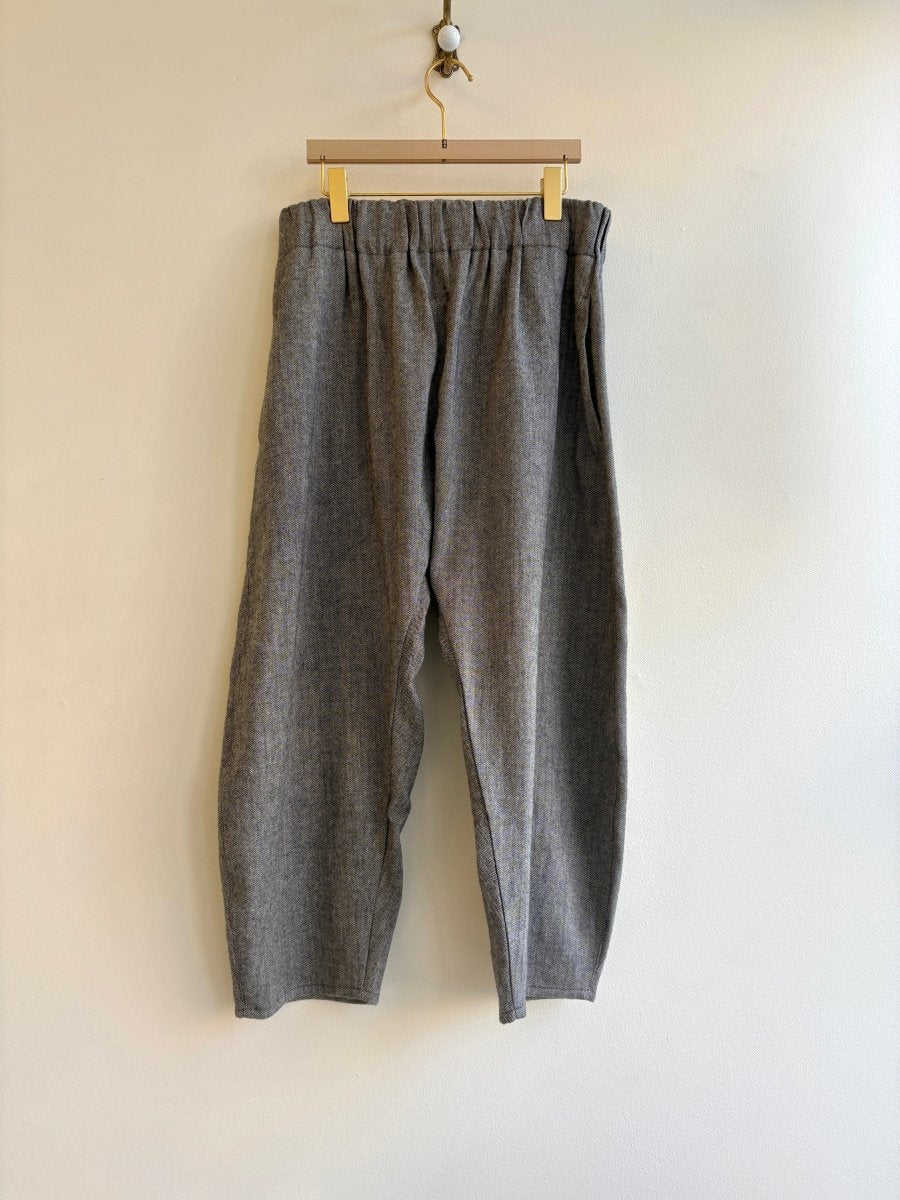 Salt and Pepper Linen & Wool Studio Pant - Made X Hudson