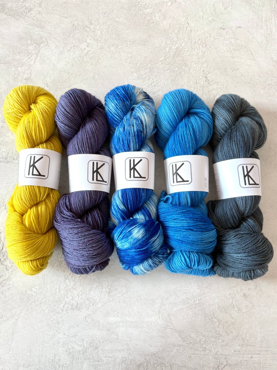 Lauritzen Dyed Fibers Terra | Wool | Fingering (Multiple Colors) - Made X Hudson