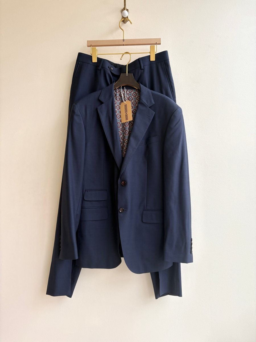 Campagna Napoli | Navy Wool Suit (Vintage) - Made X Hudson