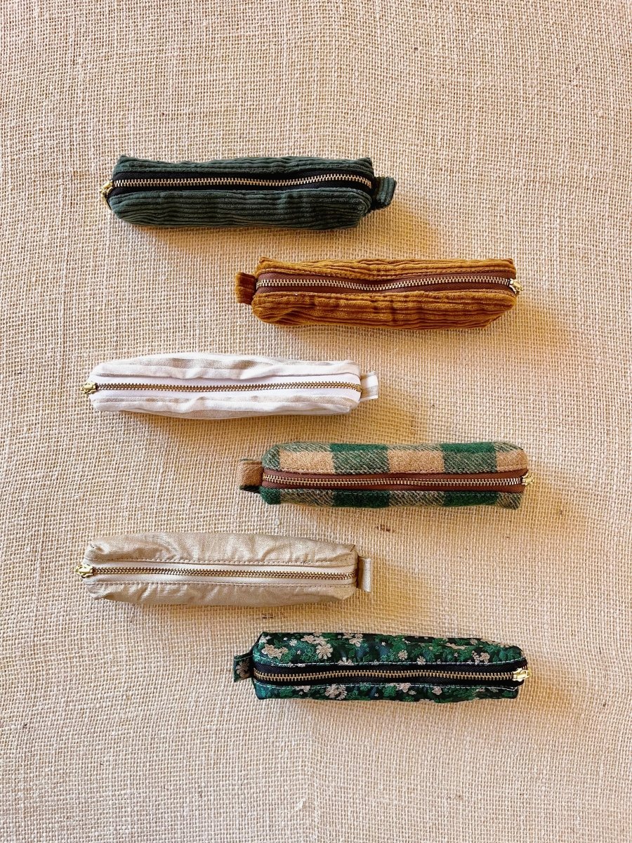 7" Zippered Pencil Pouch (Multiple Colors) - Made X Hudson