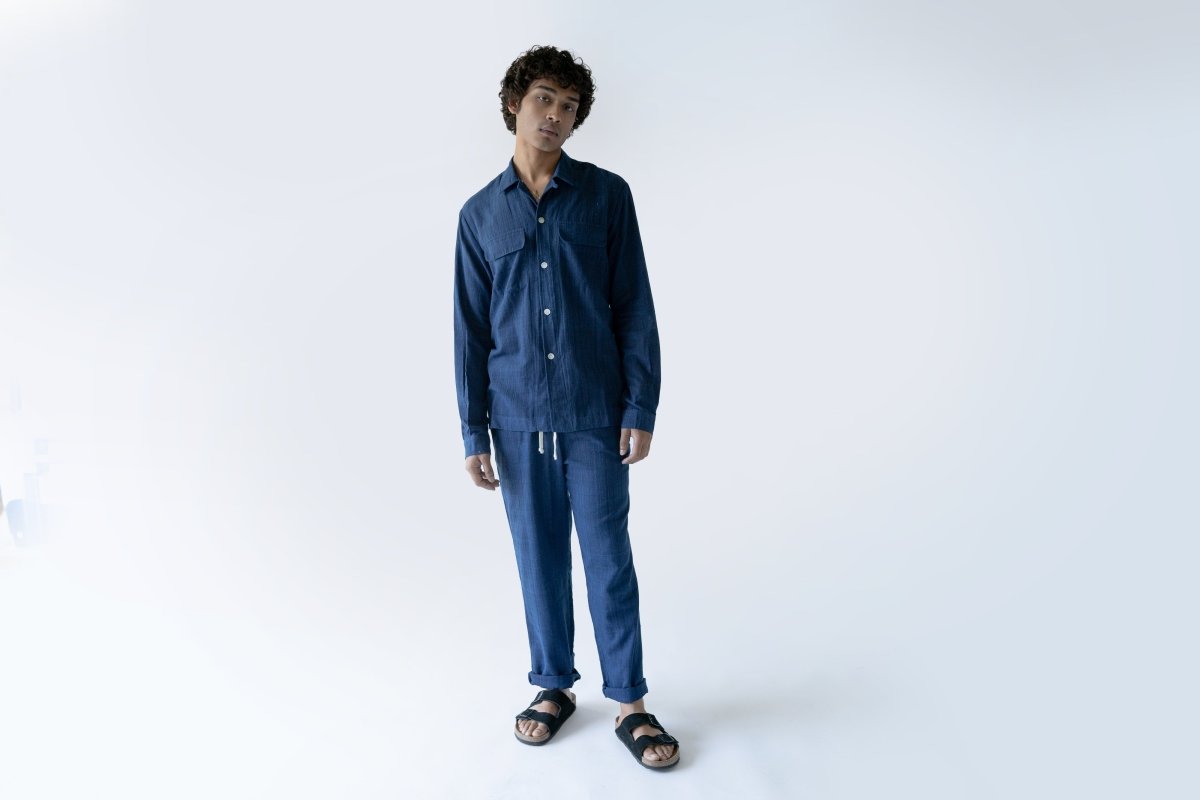 Camp Collar (Indigo) - Made X Hudson
