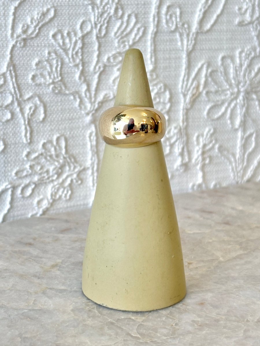Dome Ring | Sterling Silver & Brass (Matte or Polished) - Made X Hudson