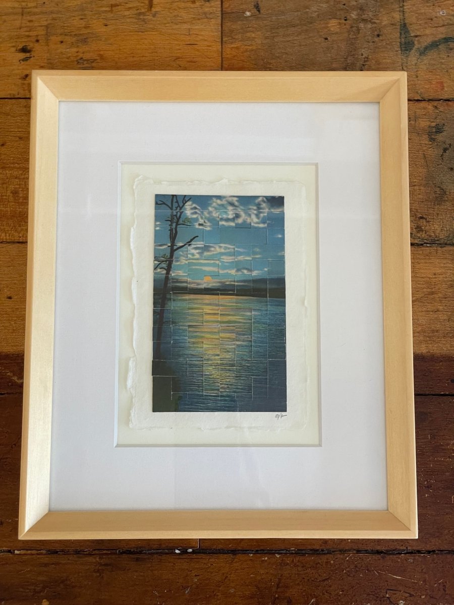 “Twilight ll” Altered & Recombined Vintage Photo - Postcards Art by Carole Kunstadt - Made X Hudson