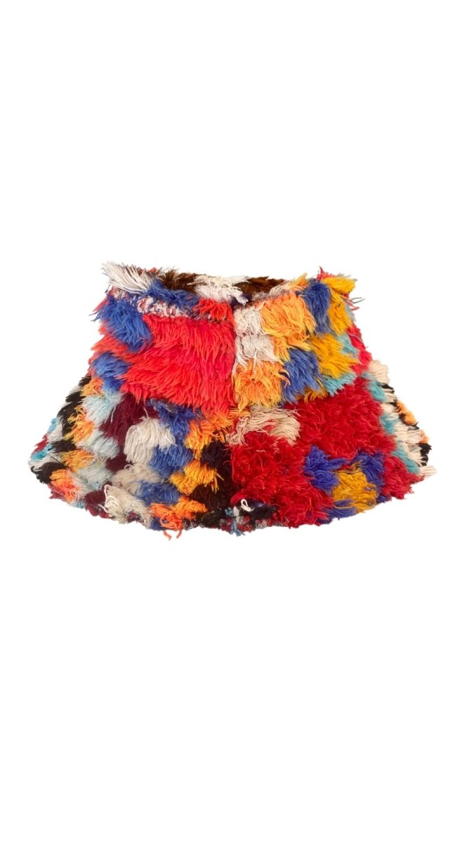 Red Bucket Hat w/ Colors Blue, White, & Orange - Made X Hudson