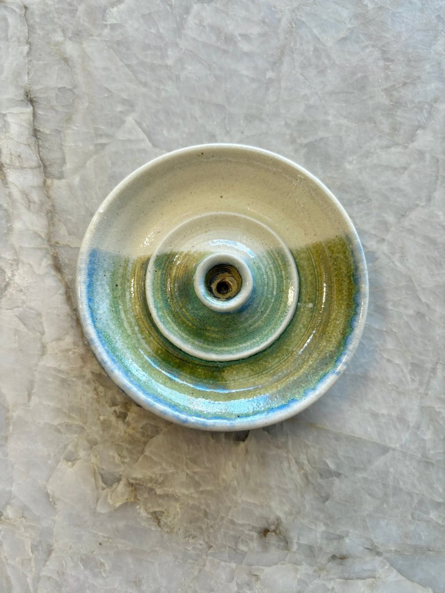 Sage, Blue, & Cream Incense Holder - Made X Hudson