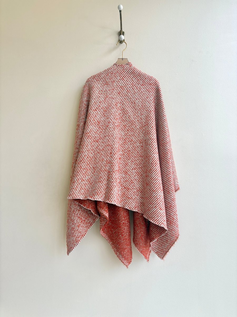 Orange & Cream Zero - Waste Reversible Cape - Made X Hudson