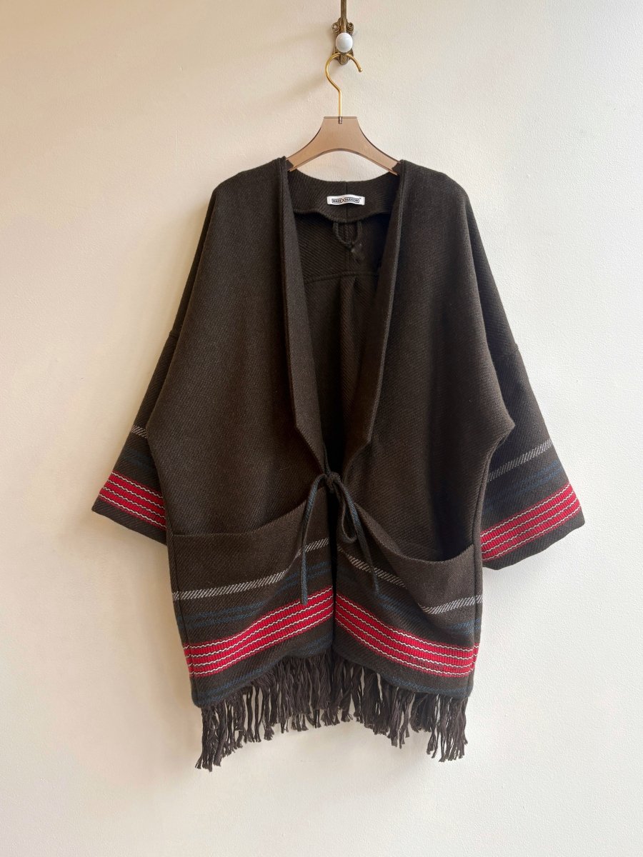 Moss Pendleton Wool Chore Jacket w/ Fringe - Made X Hudson