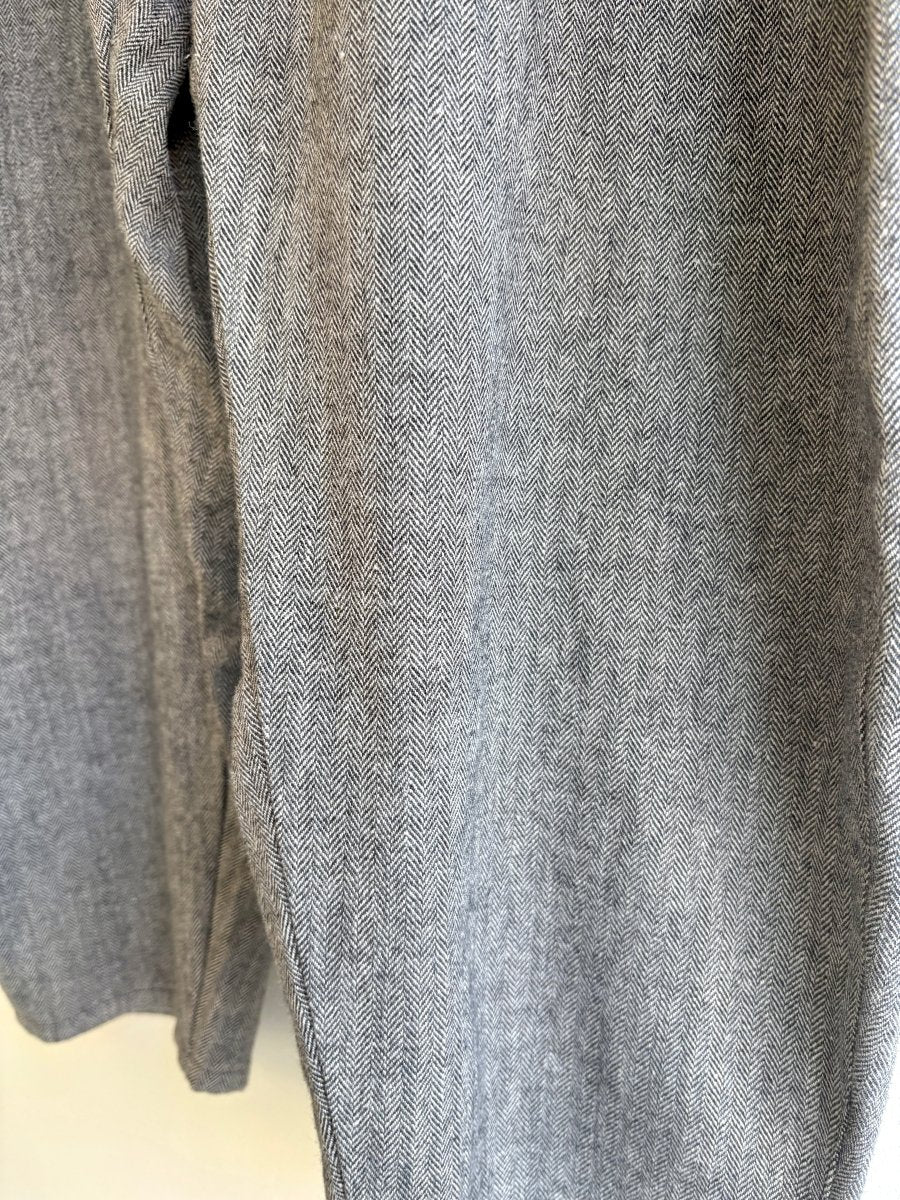 Salt and Pepper Linen & Wool Studio Pant - Made X Hudson