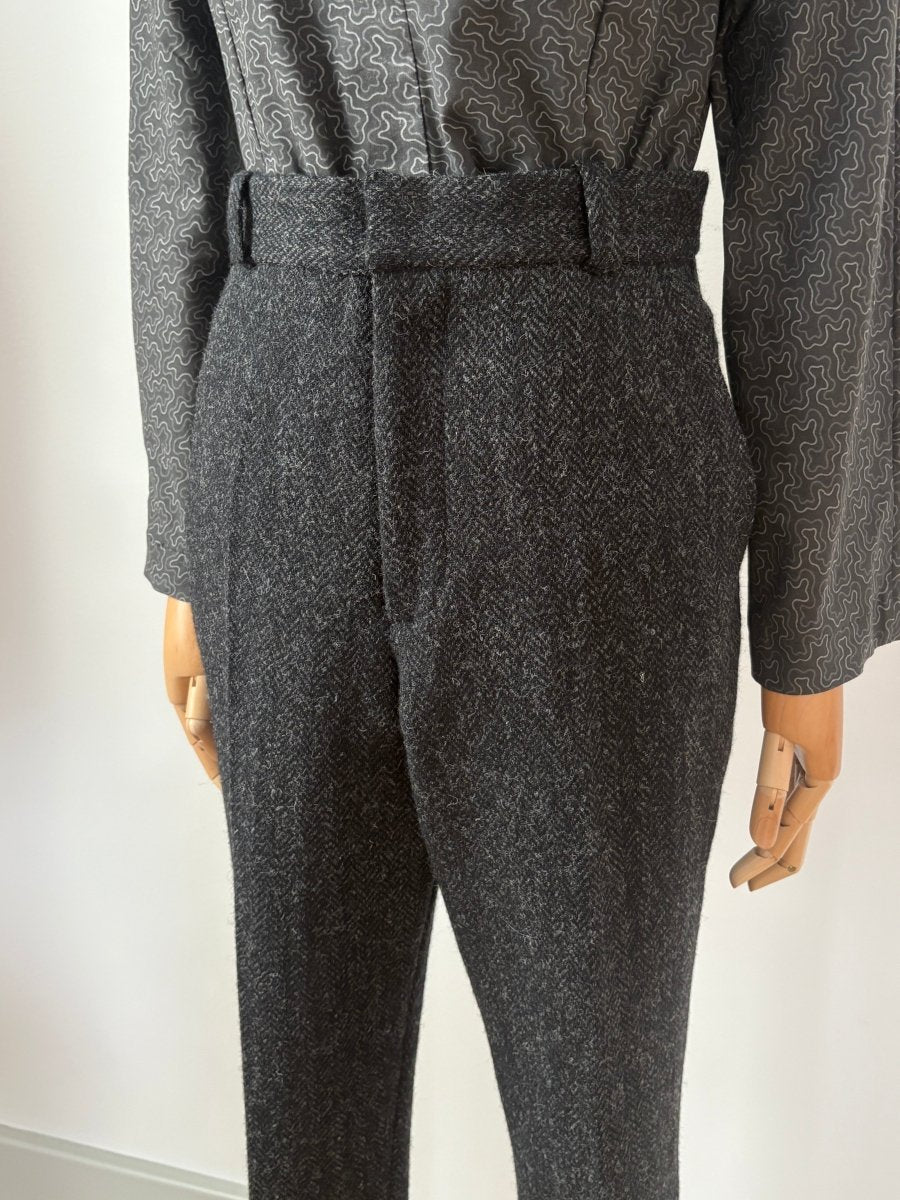 Bronwen Pant in Harris Tweed Wool - Made X Hudson