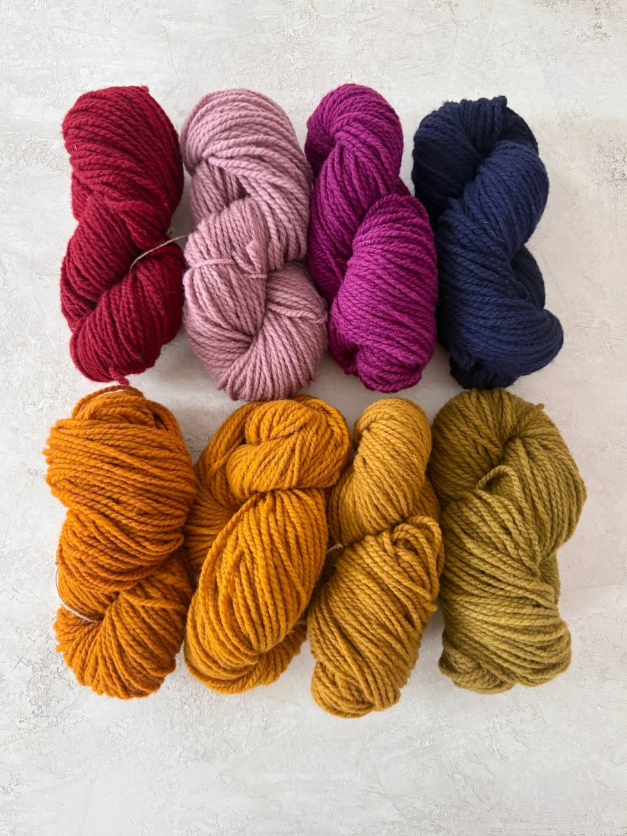 Nor’Easter Yarns Bulky 2 - Ply | 100% Wool | Bulky (Multiple Colors) - Made X Hudson