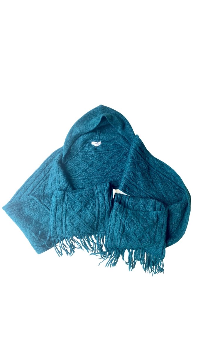 Acrylic Green Scarf (Vintage) - Made X Hudson