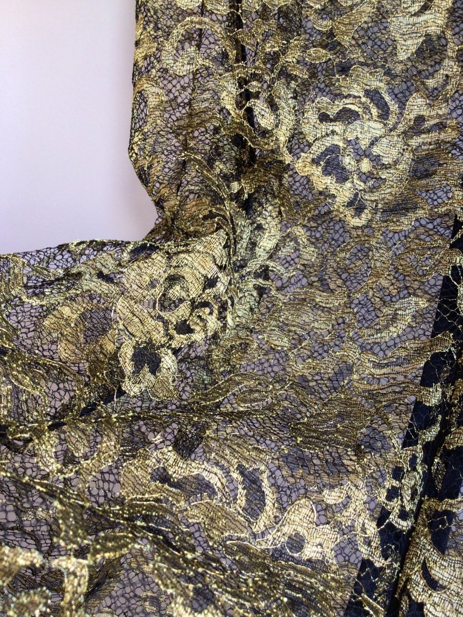 Metallic Lace Chore Dress - Made X Hudson