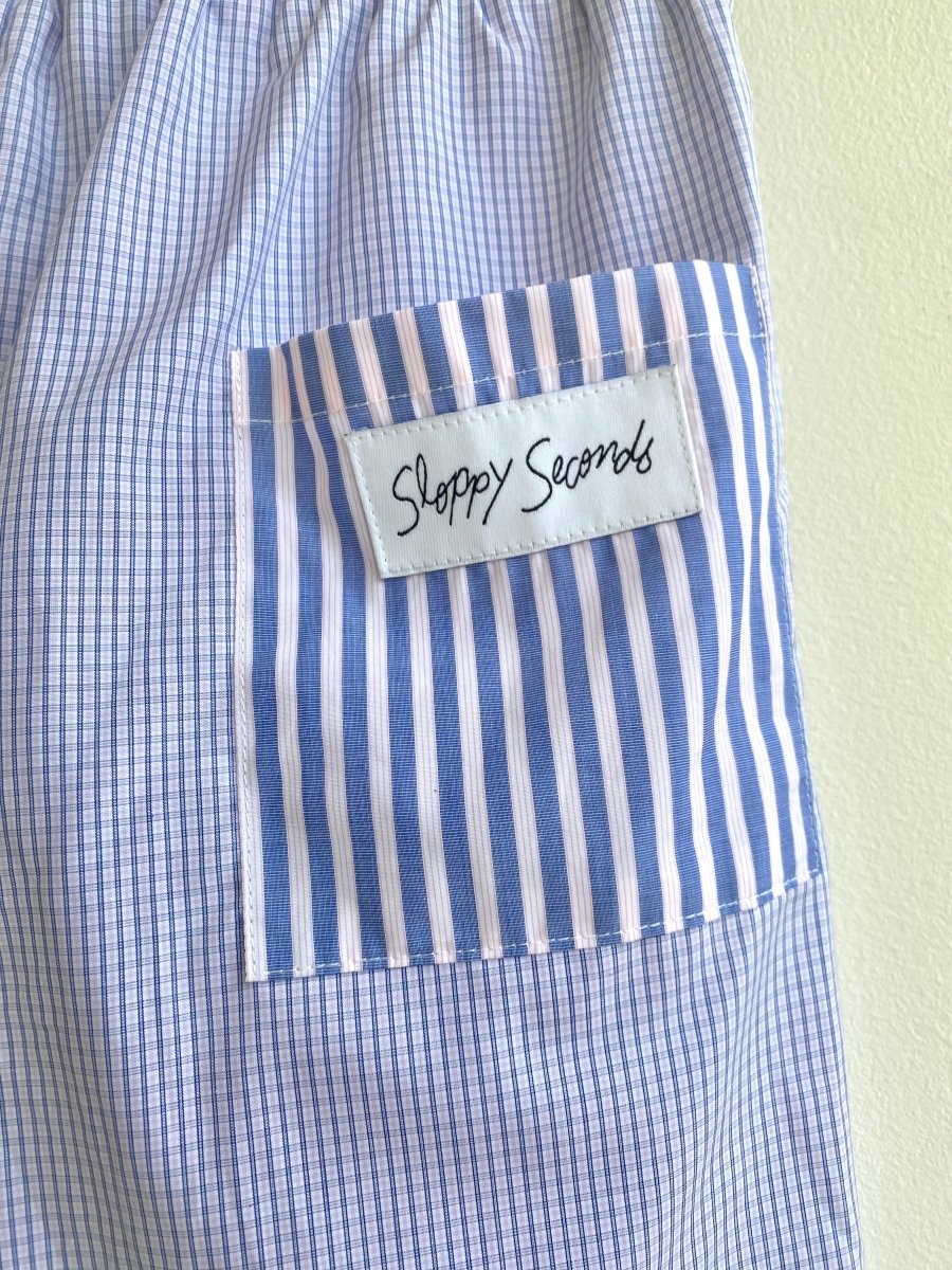 Light Blue & Pink Boxer Shorts (Reworked) - Made X Hudson