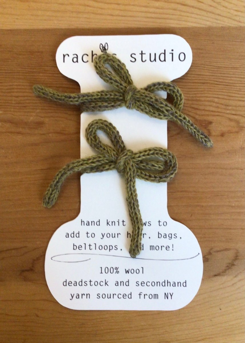 Knitted Hair Bow Ties (Multiple Colors) - Made X Hudson