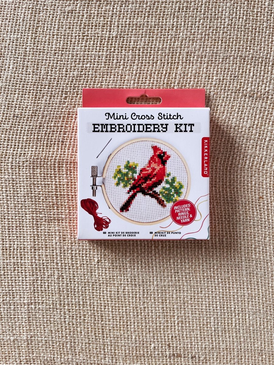 Mini Cross Stitch Embroidery Kit (Multiple Themes) - Made X Hudson