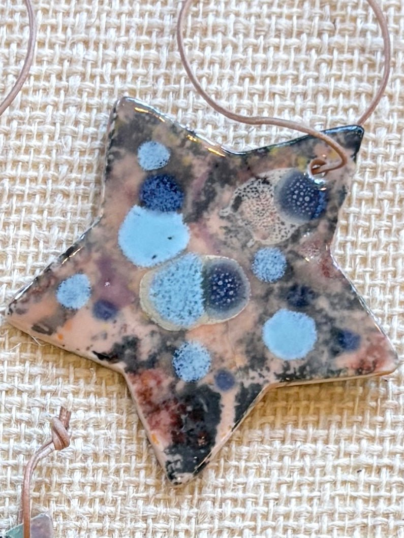 Ceramic Star Tree Ornaments - Made X Hudson