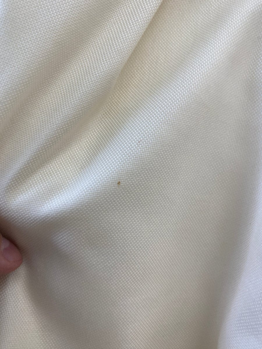 The Kevin Top | Butter Yellow Cotton Button Down Top w/ Gathered Waist (Reworked) - Made X Hudson