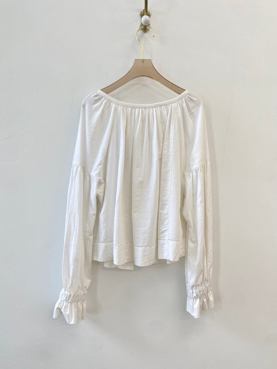 Embroidered Upcycled Zero Waste Carpathian Blouse - Made X Hudson