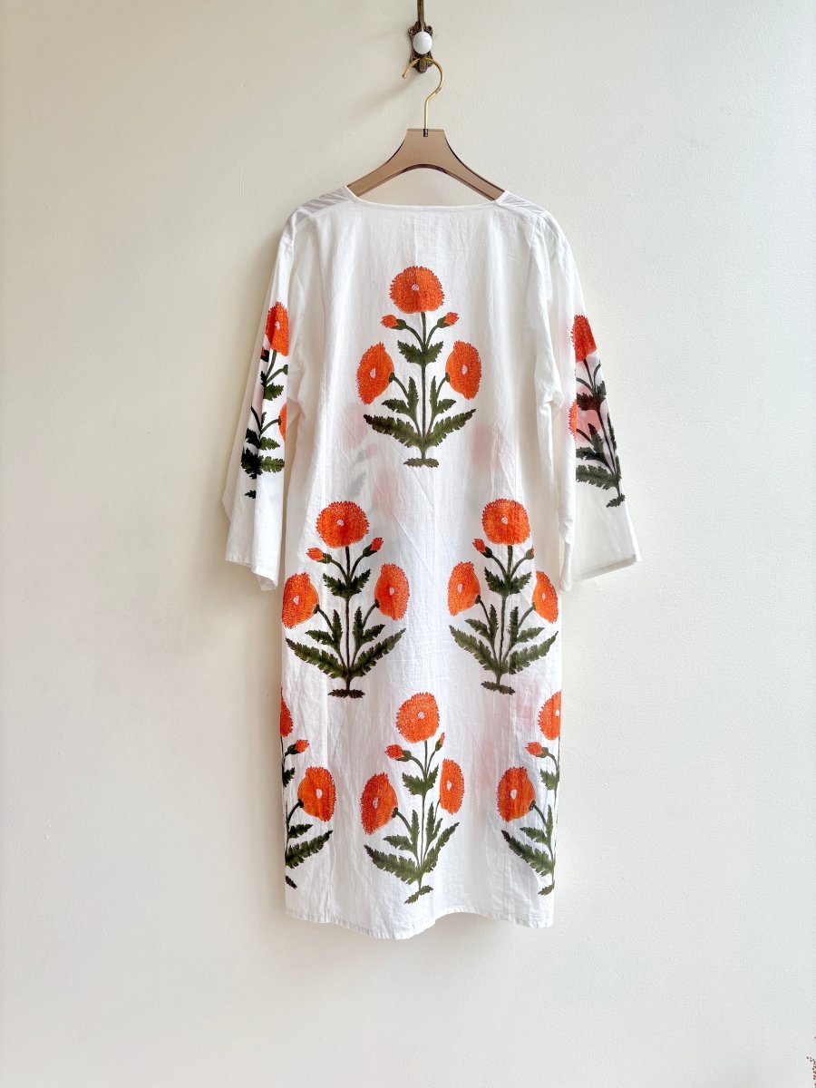 Marigold Printed Cotton Tunic (Vintage) - Made X Hudson