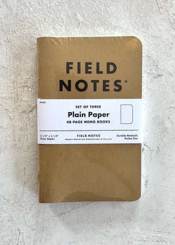 Field Notes Kraft Cover 3 Pack (Multiple Styles) - Made X Hudson