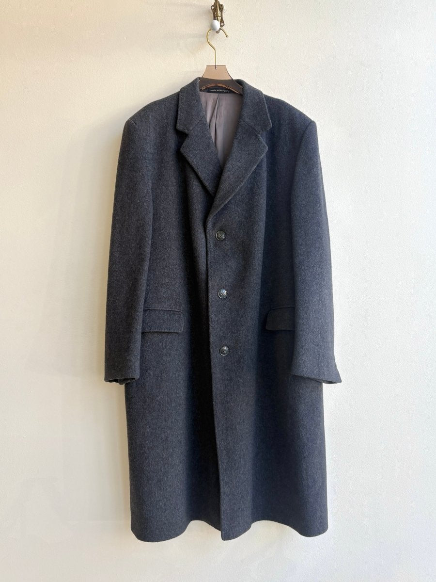 Adam Spencer | Grey Wool/Cashmere Maxi Coat (Vintage) - Made X Hudson