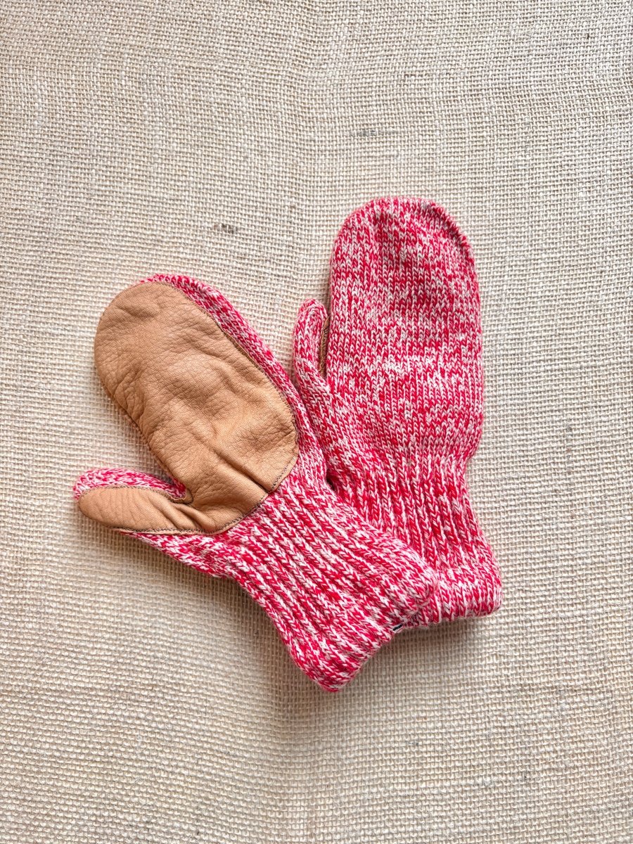 Lined Wool Mittens w/ Leather Palms | Women’s One Size (More Colors) - Made X Hudson