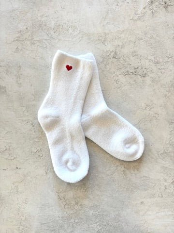 Embroidered Cloud Socks - Made X Hudson