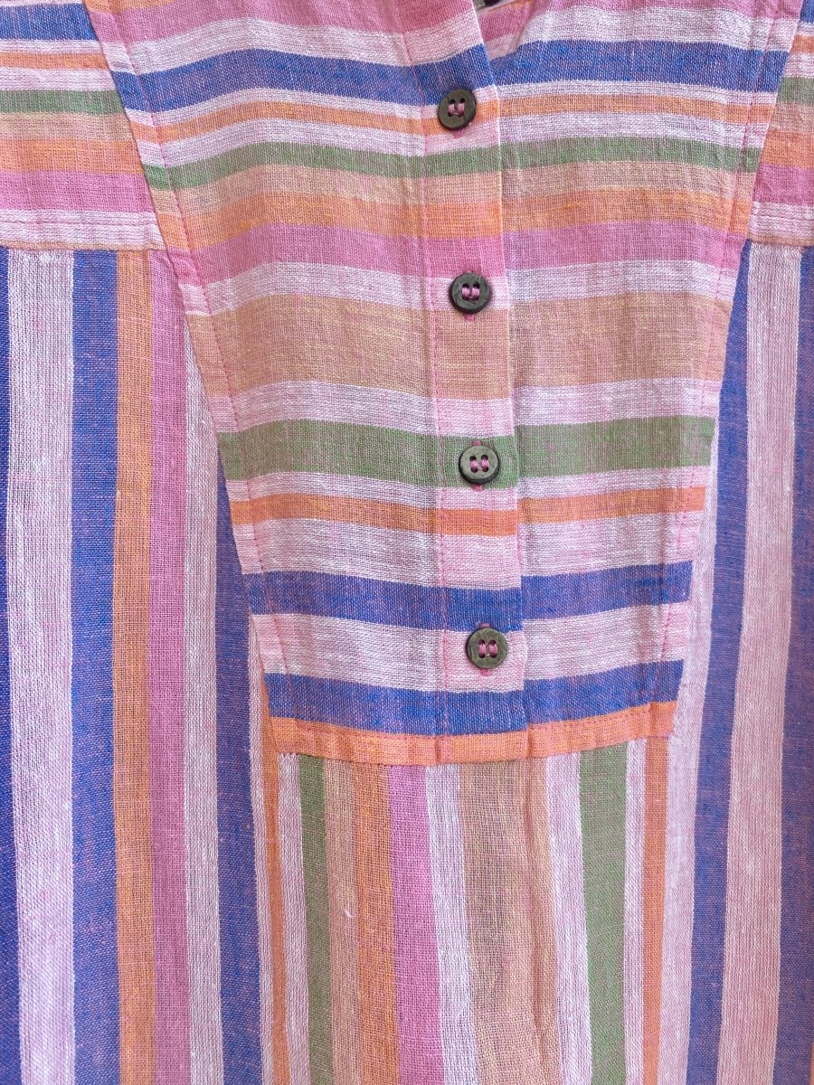 Xírena | Blush Pastel Striped Shirt (Vintage) - Made X Hudson