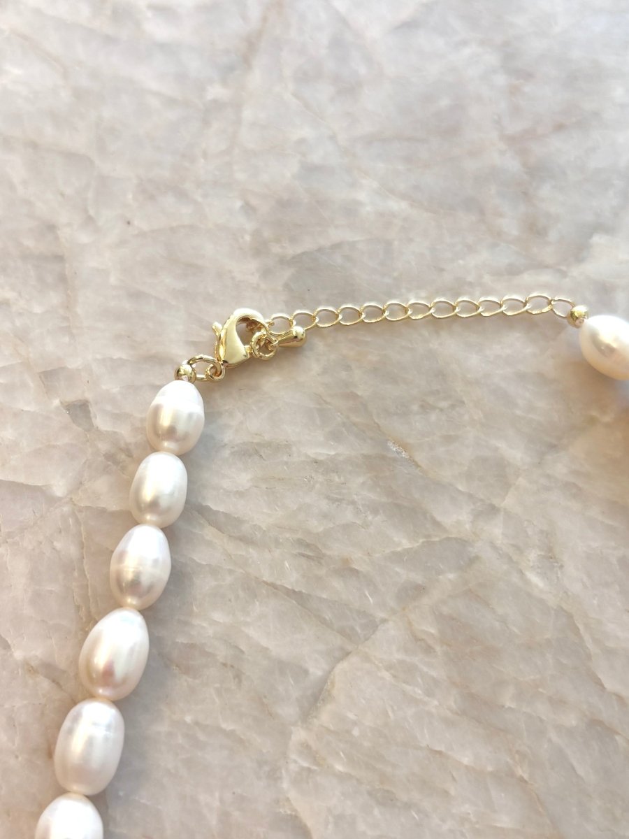 Gumdrop Baroque Pearl Choker Necklace - Made X Hudson