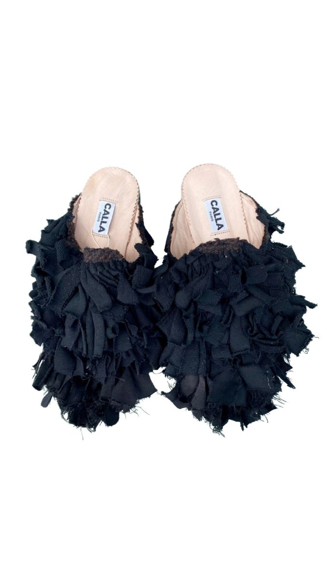 Niki Babouche “Mono” Flats In Colors Black (Size 40) - Made X Hudson