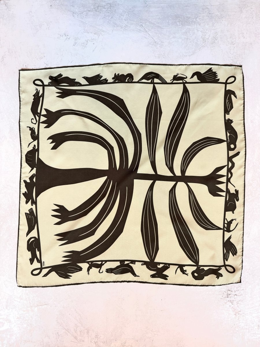 Familiar Silk Scarf - Made X Hudson