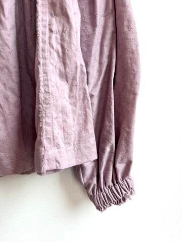 Lavender Dobby Woven Carpathian Blouse - Made X Hudson