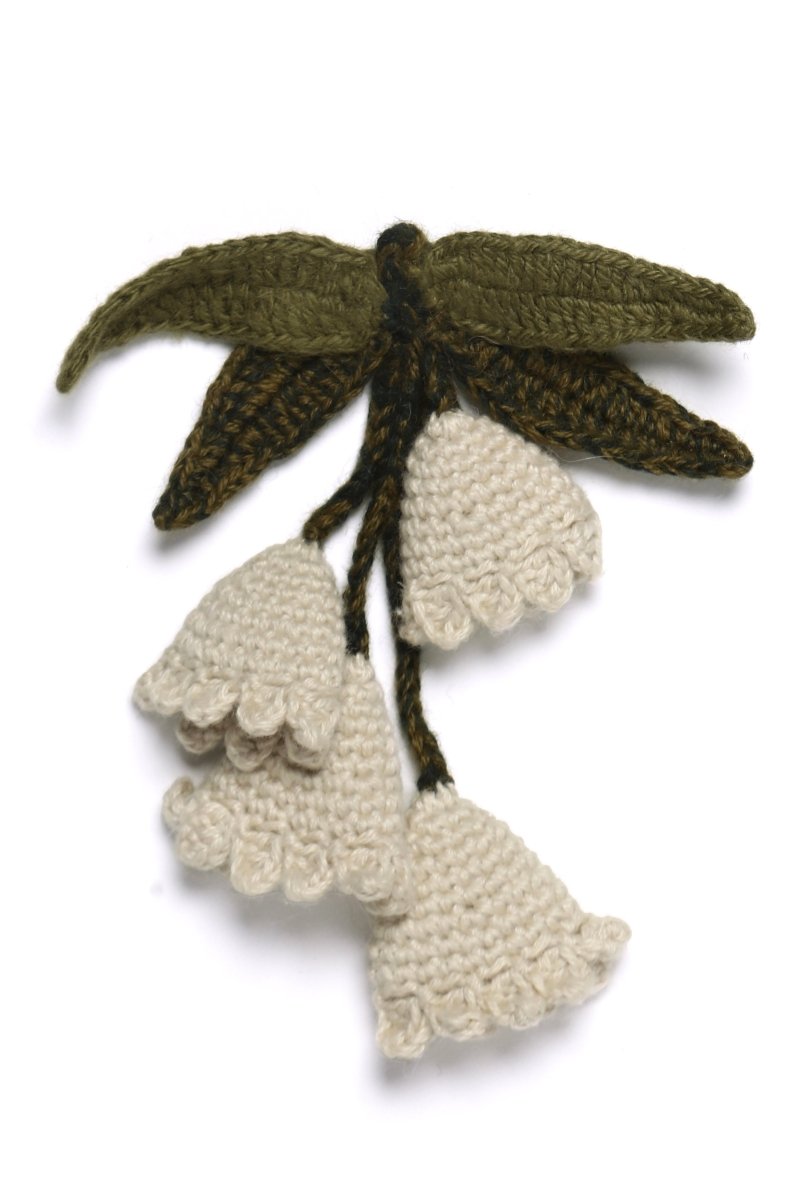 Cream Bell Flower Pin - Made X Hudson