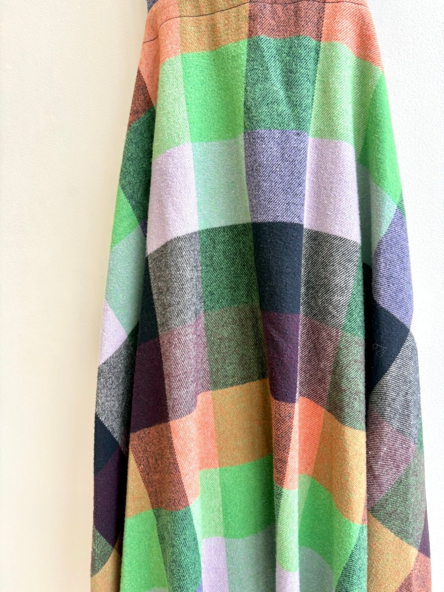 Henrik Vibskov | Plaid Apron Dress w/Fringe Bottom (Vintage) - Made X Hudson