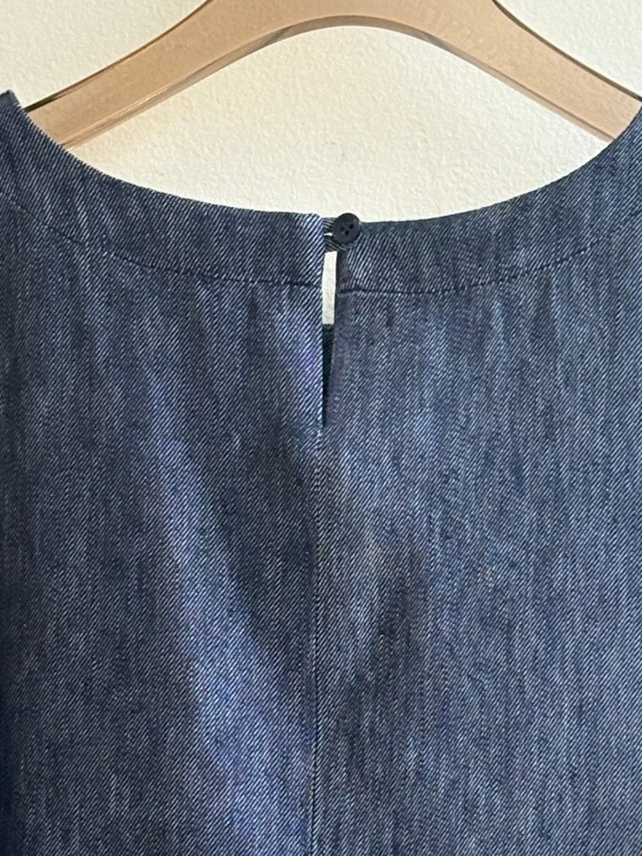 Lightweight Steel Denim Everyday Top - Made X Hudson