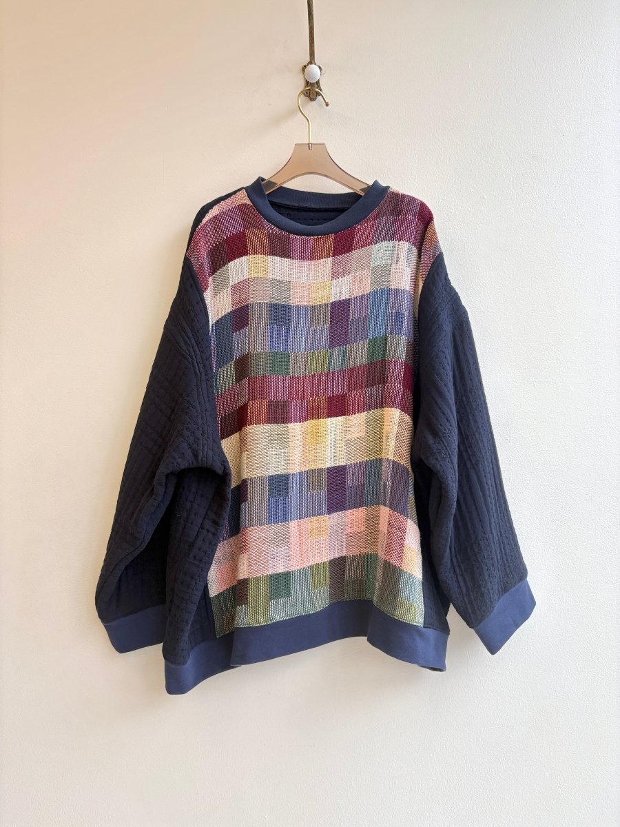 Handwoven Sweater Double Quilt Autumn Hue - Made X Hudson