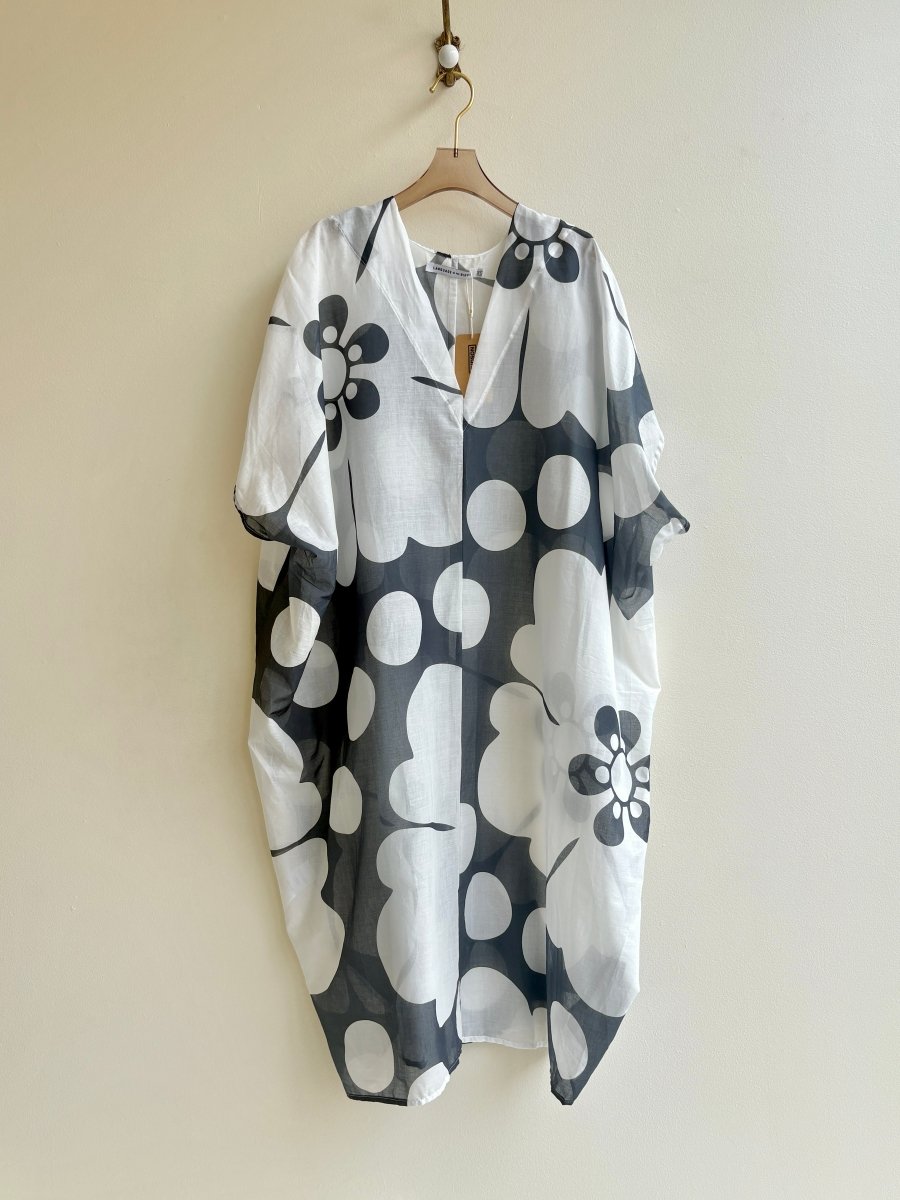 Blue Jumbo Pareo Print Kaftan - Made X Hudson