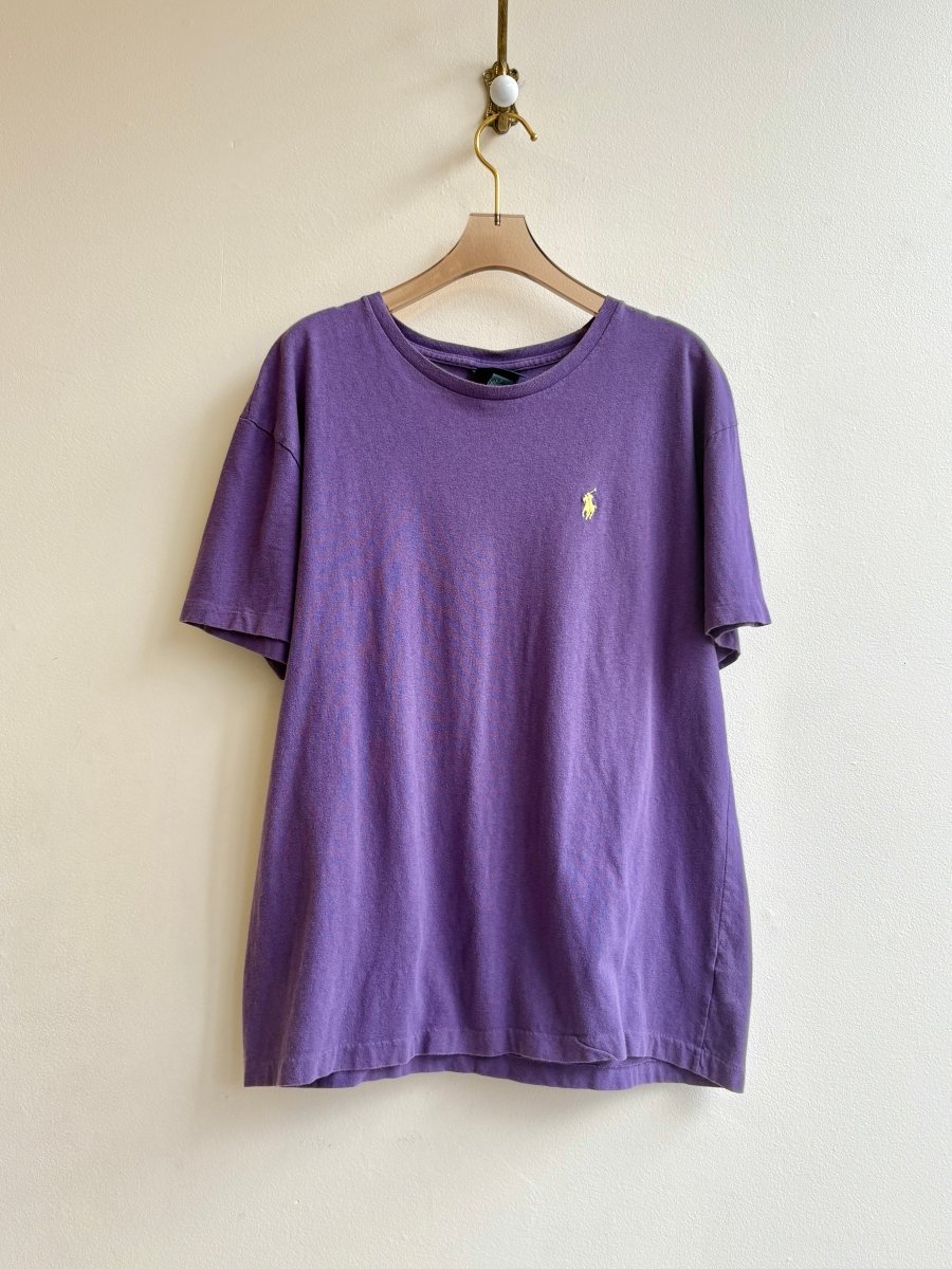 Polo | Purple Crewneck Tee (Vintage) - Made X Hudson