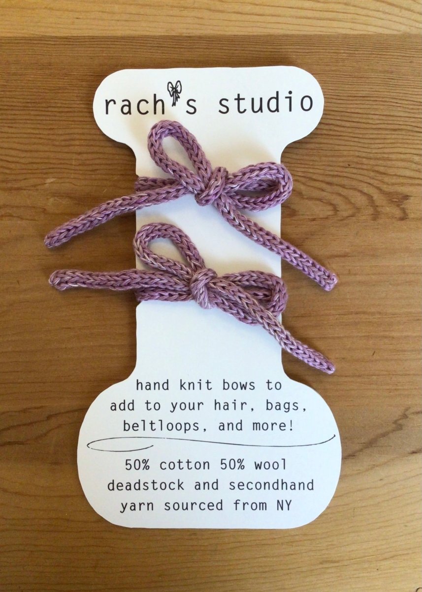 Knitted Hair Bow Ties (Multiple Colors) - Made X Hudson