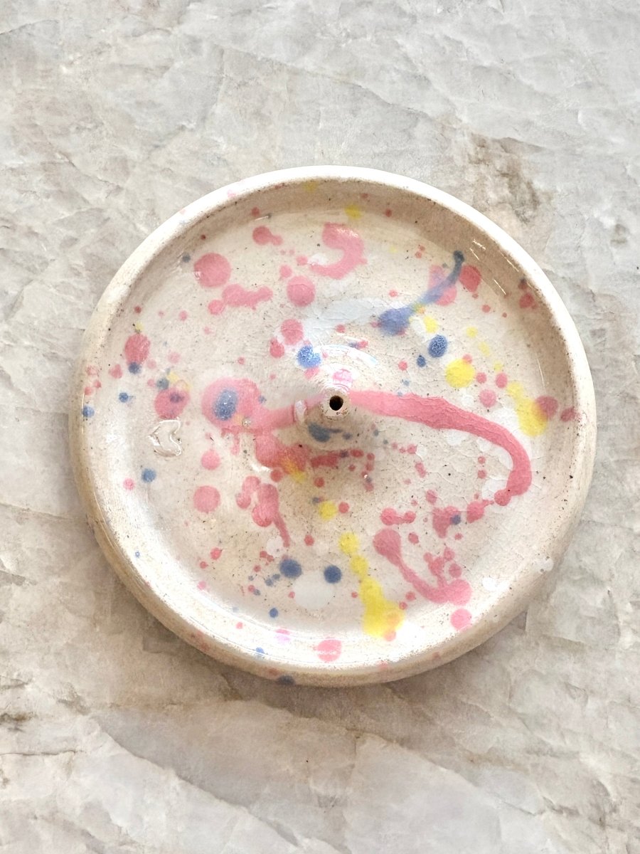 Watermelon & Lemon Light Sand Incense Holder - Made X Hudson