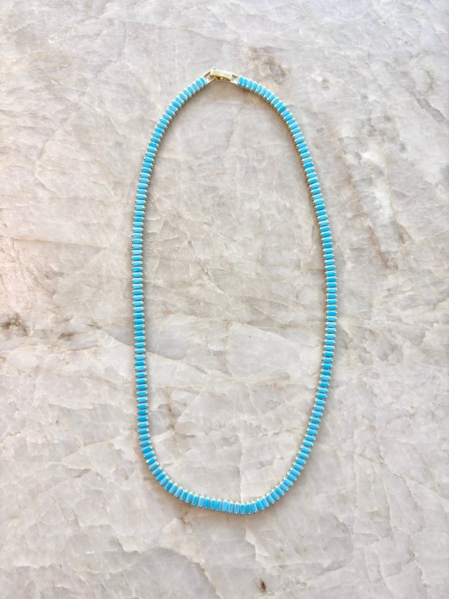 Cubic Zirconia (CZ) Tennis Necklace (Multiple Styles) - Made X Hudson