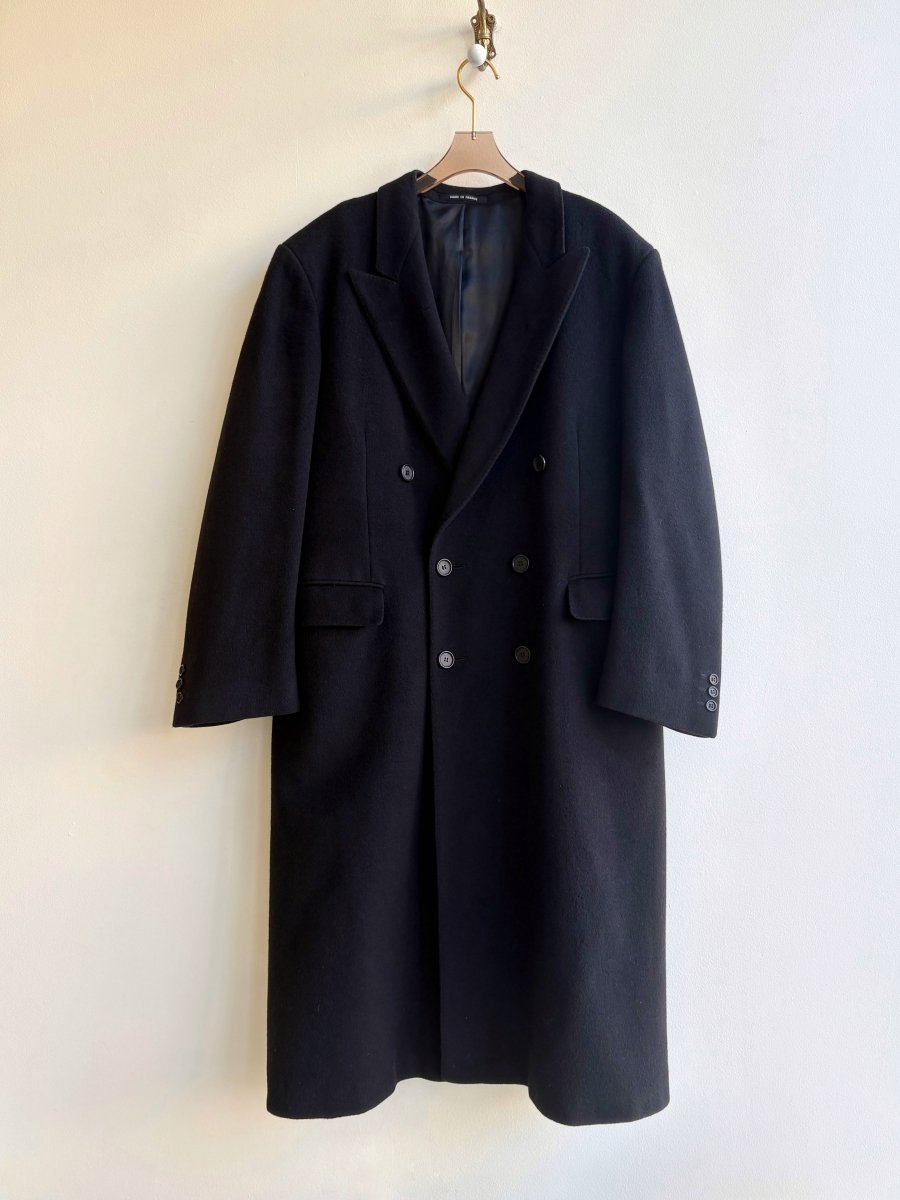 Guy Laroche Couture | Black Cashmere Coat (Vintage) - Made X Hudson